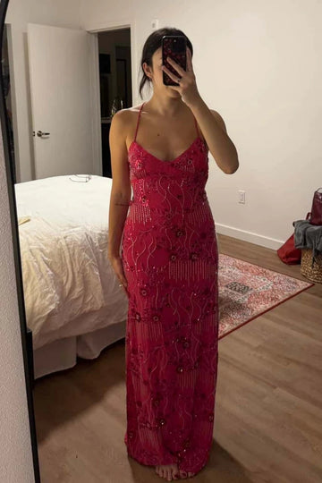 Sweetheart Yellow Lace Appliques A-line Long Formal Dress